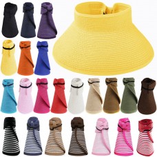 Derby Hats For Mujer Up Sun Packable Wide Roll Shade Straw Beach Gardening Cap  eb-12366220